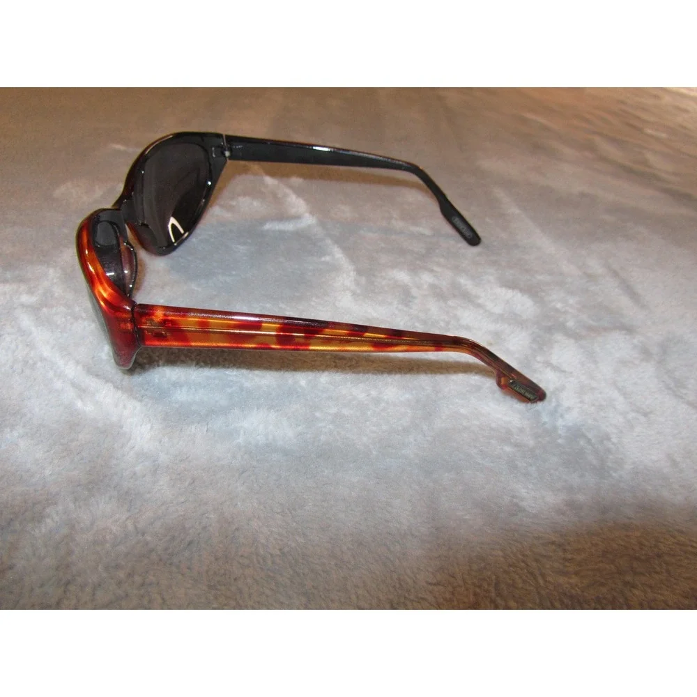 Foster Grant Midnight Sunglasses Womens Tortoiseshell Cat Eye Brown Black Frame